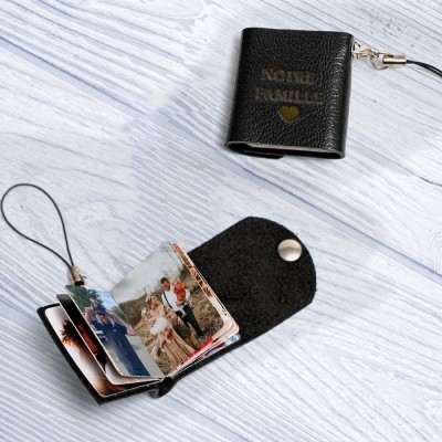 Mini album photo personnalisé porte-clés avec pour la famille Cadeaux de fête des mères