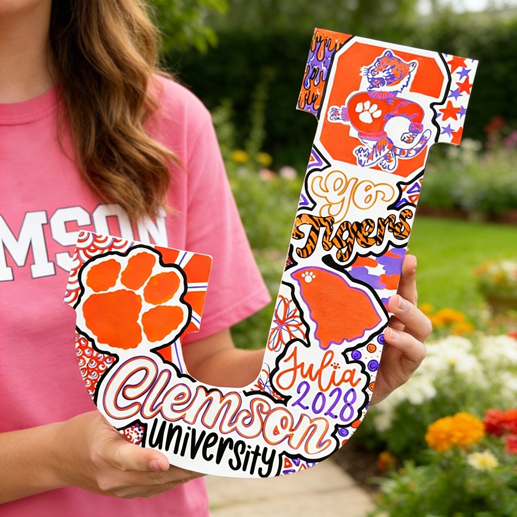Personalized College Letters Graduation Gift Dorm Decor