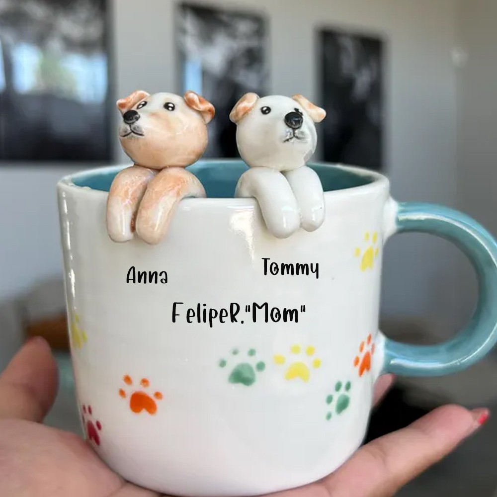 Custom Dog Figure Mug For Pet Lover Or Dog Owner Keepsake Gift