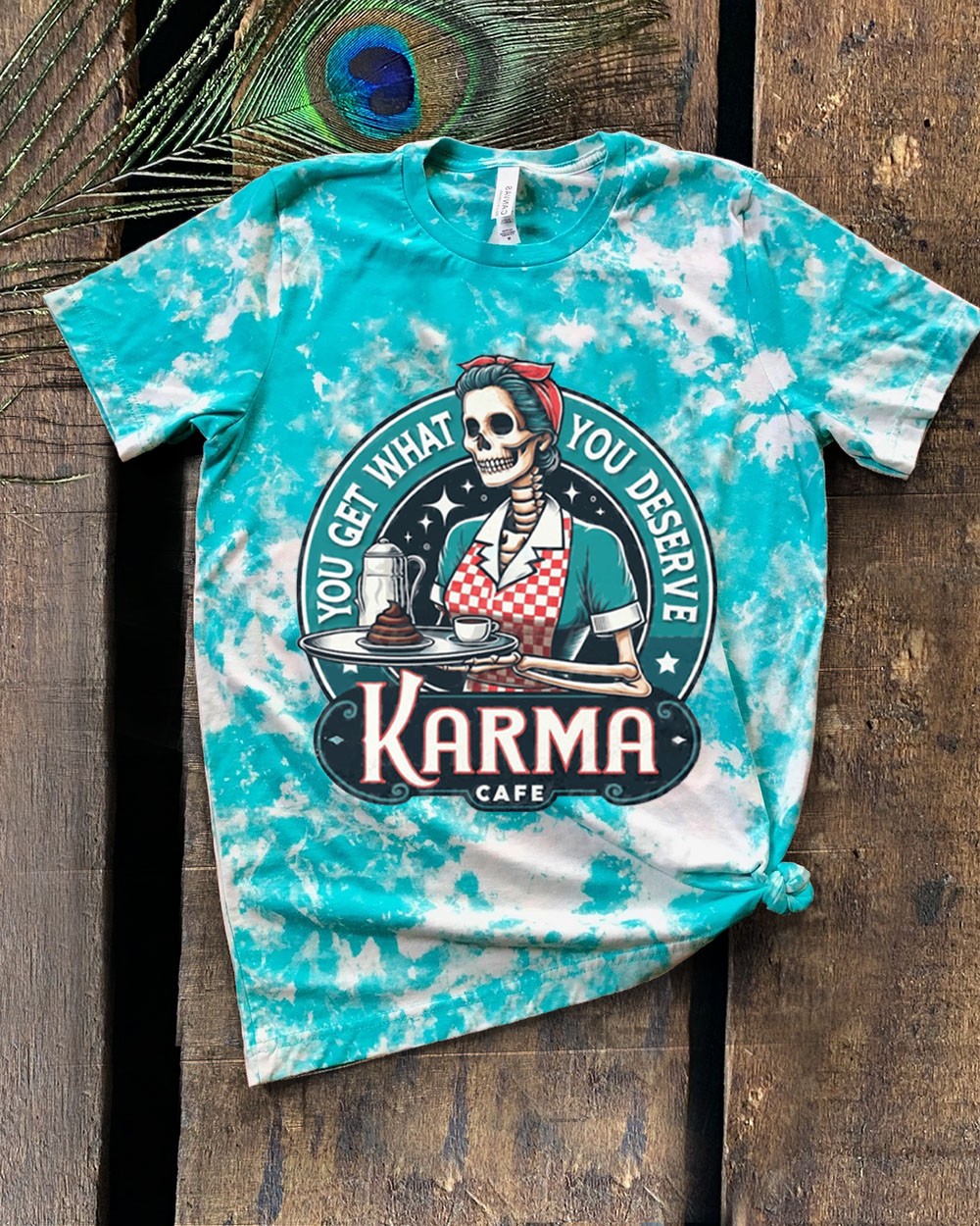 Halloween Skeleton Karma Vintage Sweatshirt Hoodie For Gift Ideas
