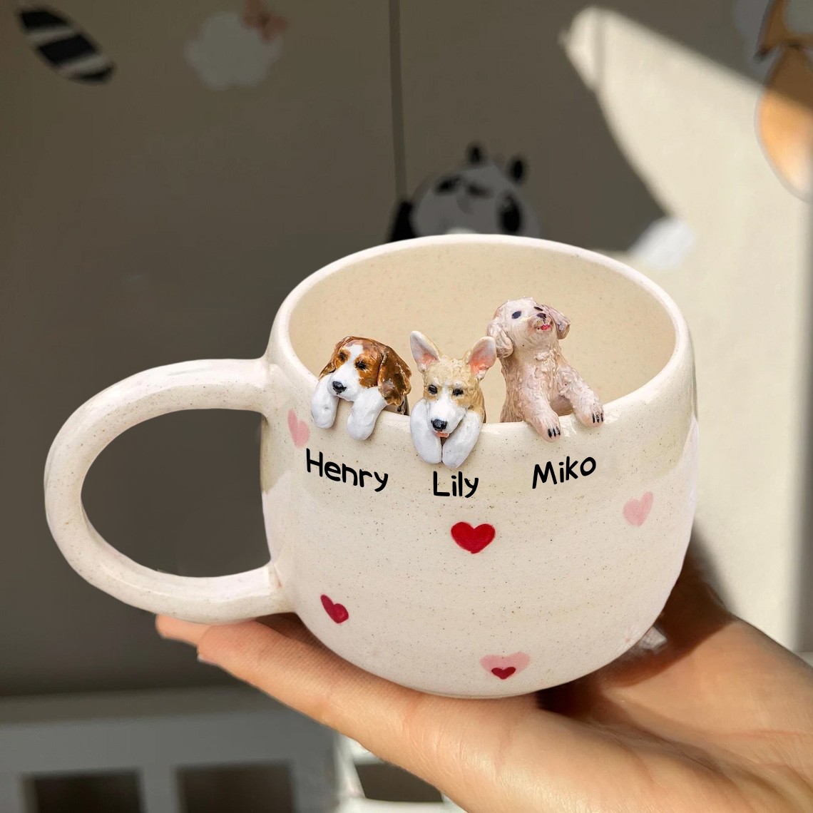 Custom Dog Figure Mug For Pet Lover Or Dog Owner Keepsake Gift