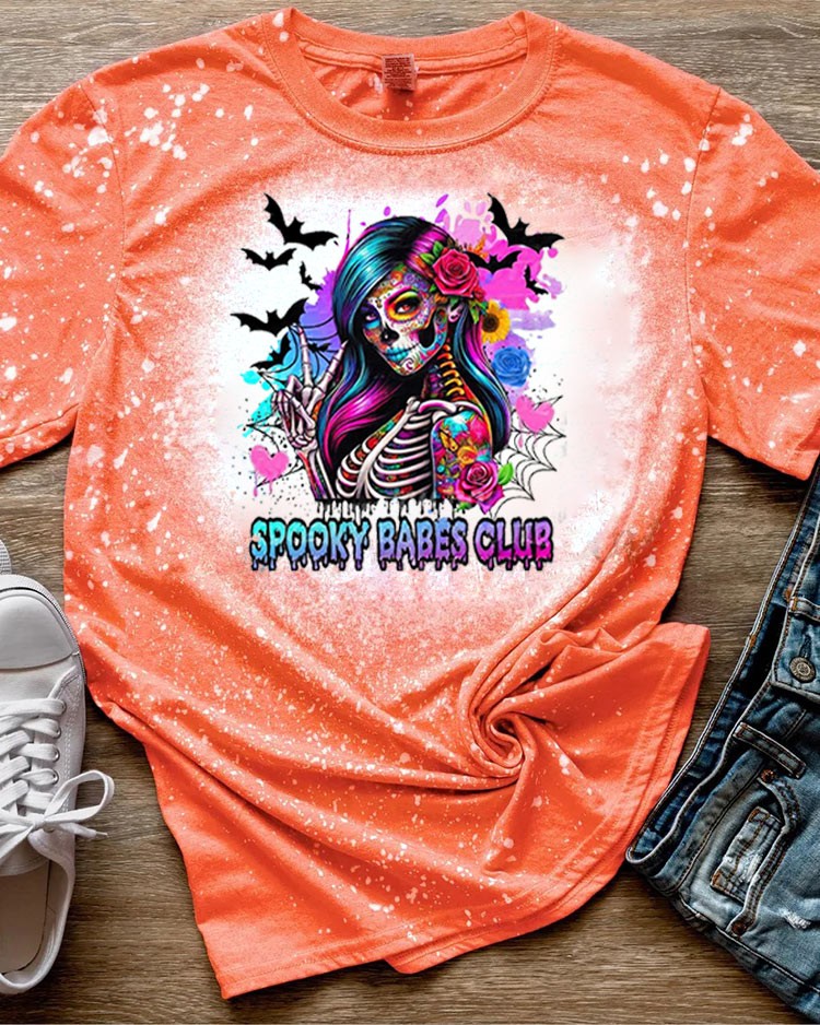 Halloween Spooky Babes Club Sweatshirt Hoodie For Gift Ideas