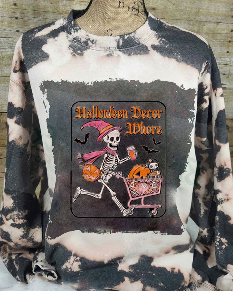 Halloween Decor Whore Sweatshirt Hoodie For Halloween Gift Ideas