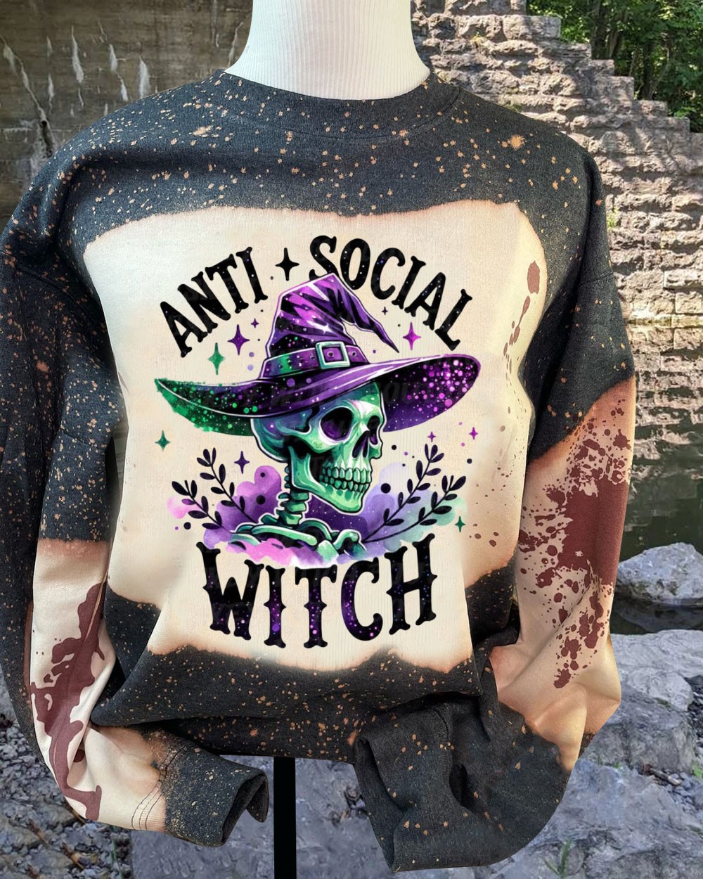 Spooky Anti Socia Witch Vintage Sweatshirt Hoodie For Gift Ideas