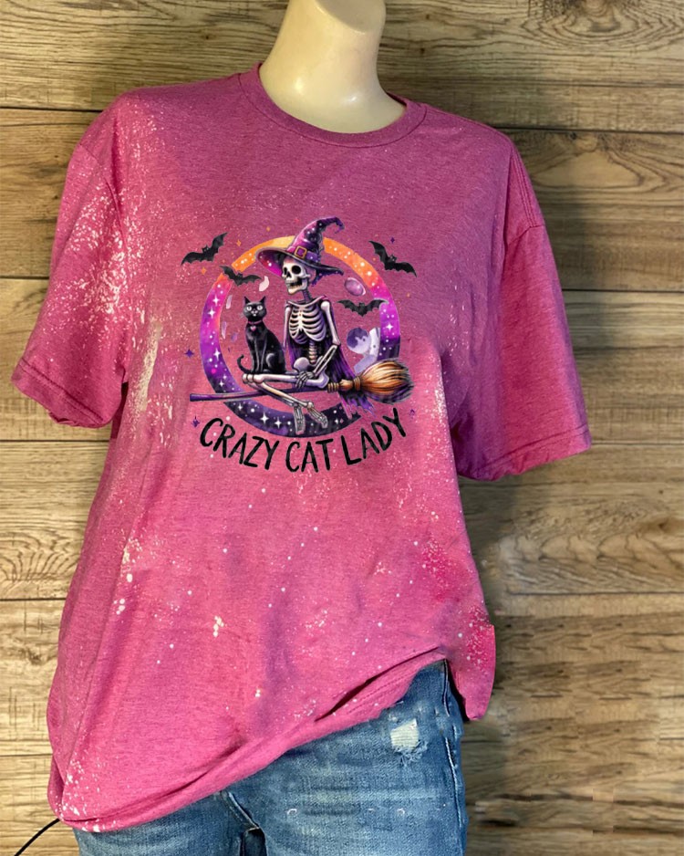 Crazy Cat Lady Witch Sweatshirt Hoodie For Gift Ideas