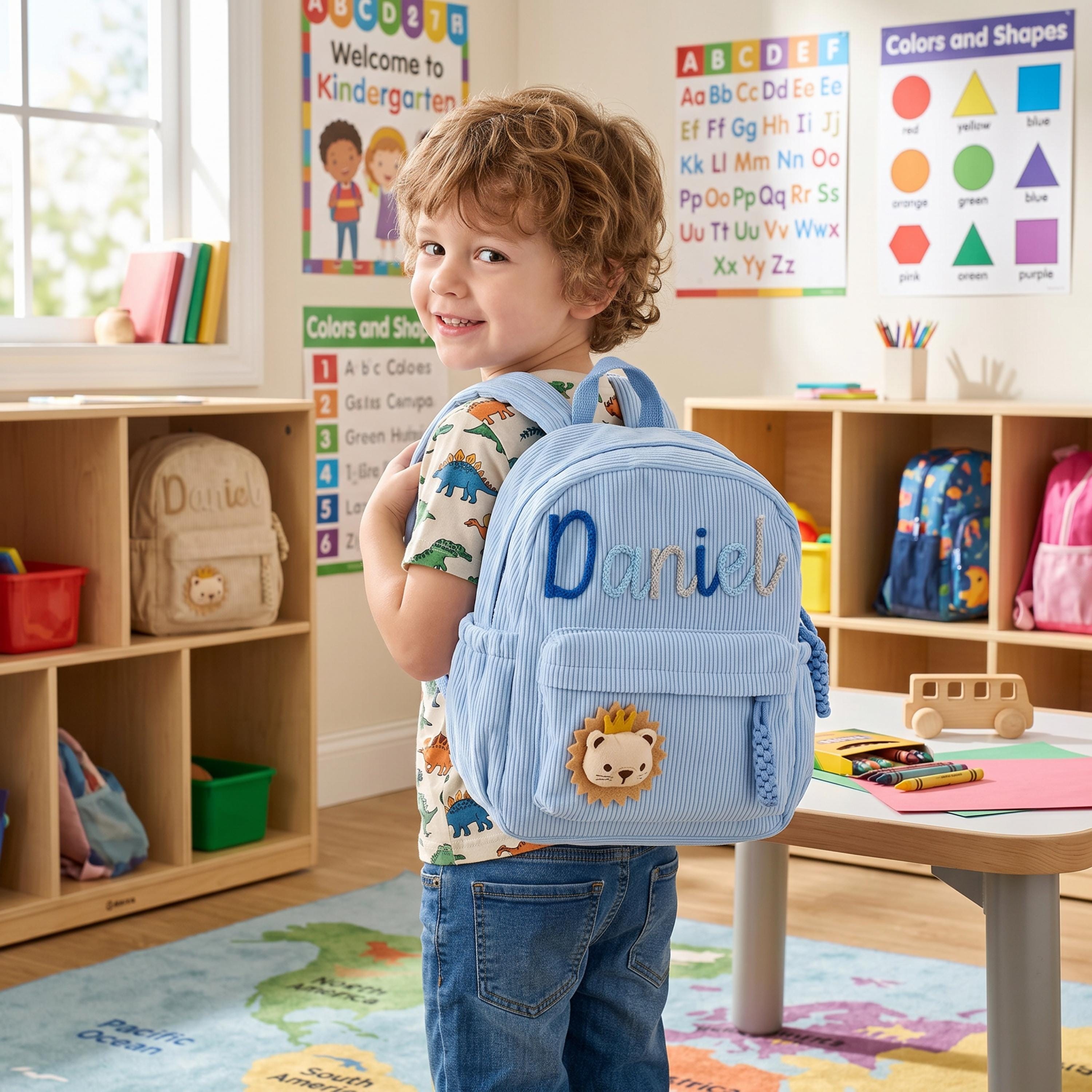 Personalized Toddler Backpack With Name Back to School Gift For Kids