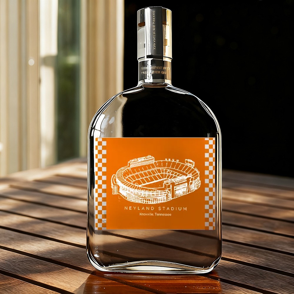 Neyland Stadium Tennessee Volunteers Whiskey Bottles Gifts For Sports Lovers Game Day Christmas Gift