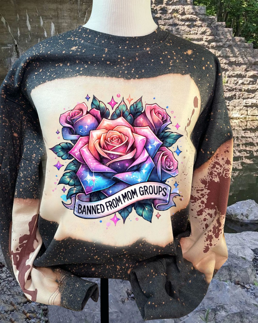 Banned From Mom Groups Vintage Sweatshirt Hoodie For Halloween Gift Ideas