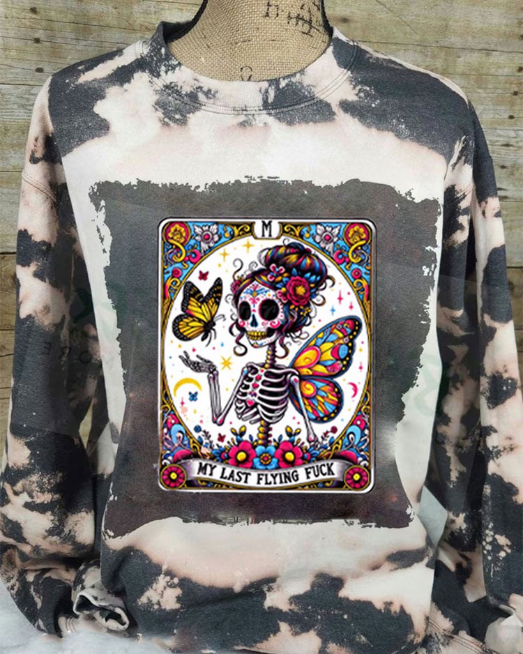 Funny Tarot My Last Skeleton Sweatshirt Hoodie For Halloween Gift Ideas