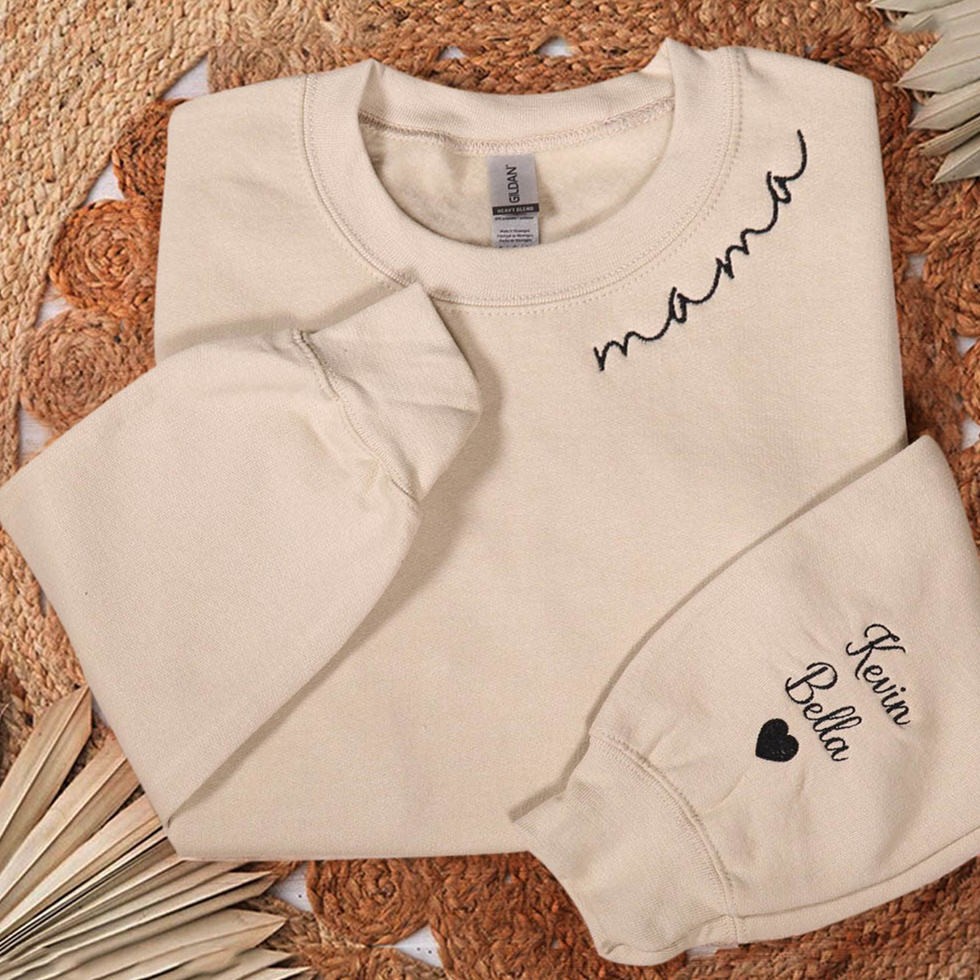 Custom Embroidered Mama Sweatshirt Gift Ideas For Christmas Family Gift