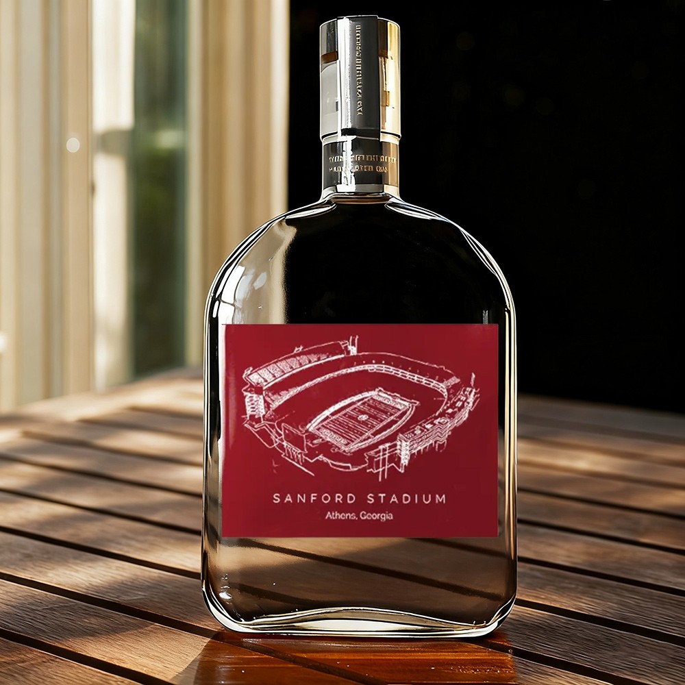 Sanford Stadium Whiskey Bottles Gifts For Sports Lovers Game Day Christmas Gift