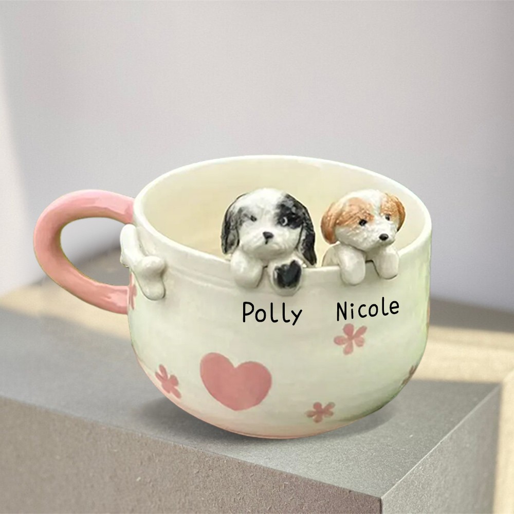 Custom Pet Figure Mug For Pet Lover Or Dog Owner Keepsake Gift