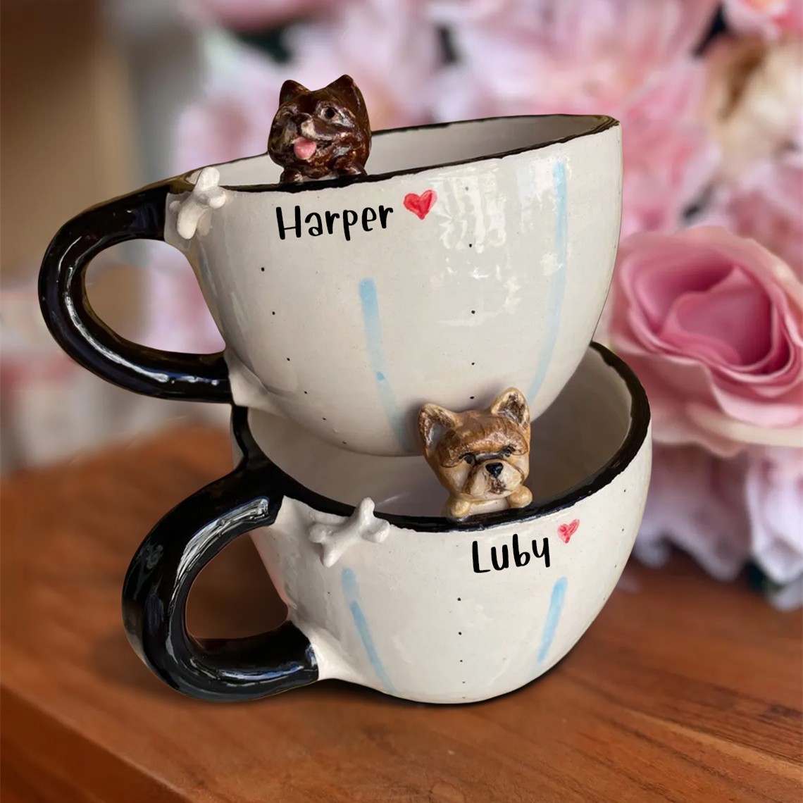 Custom Pet Figure Mug For Pet Lover Or Dog Owner Keepsake Gift