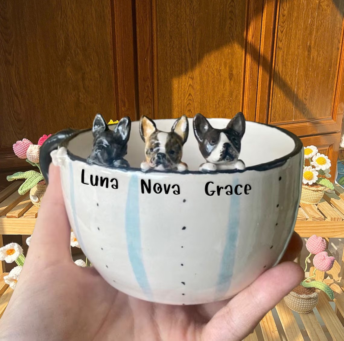 Custom Dog Figure Mug For Pet Lover Or Dog Owner Keepsake Gift