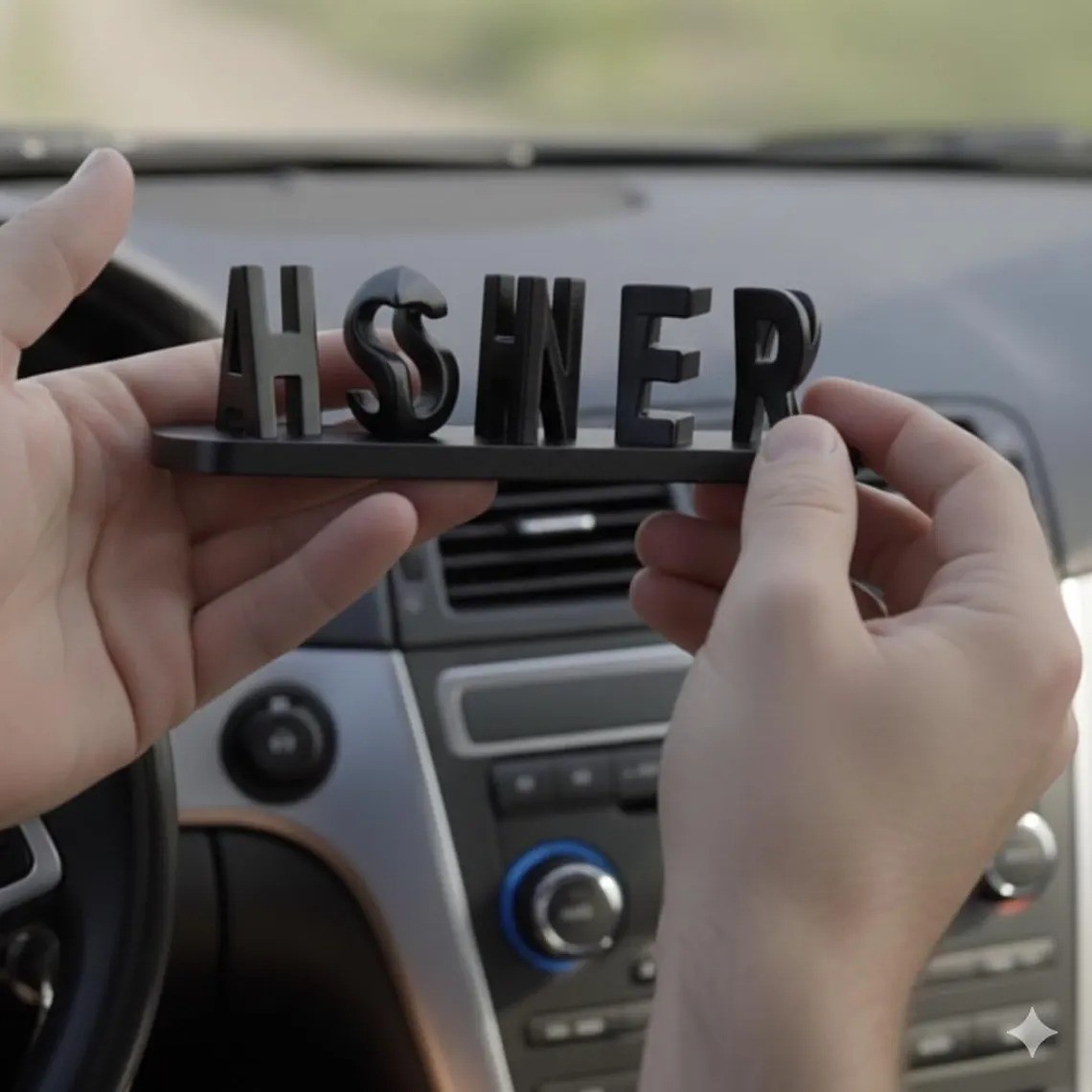 Dual Name Illusion Love 3D Printed as Valentine Sweet Gifts