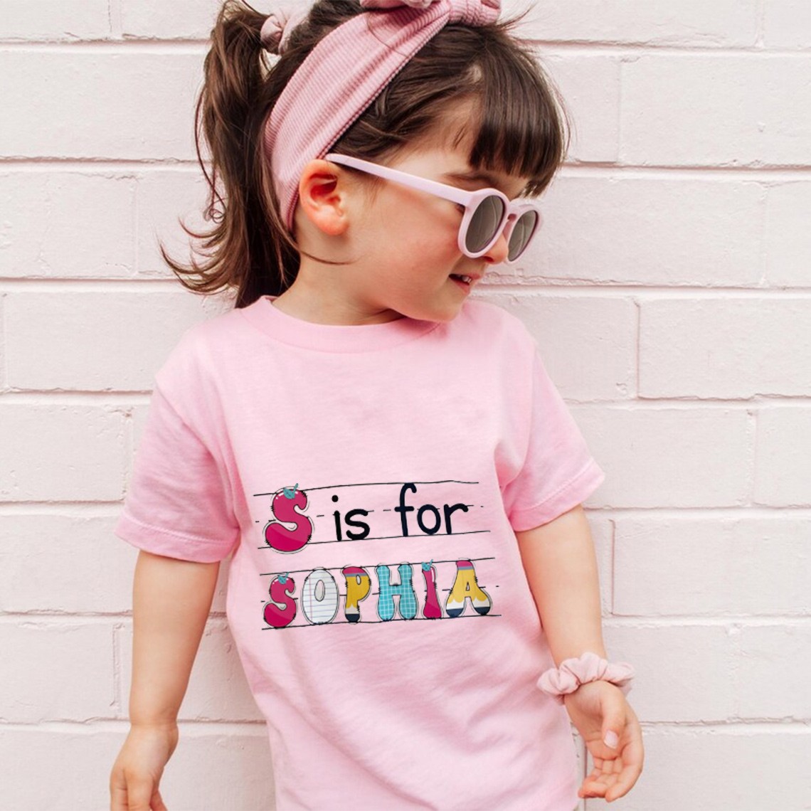 Personalized Back to School First Day of School Name Shirt For Kids