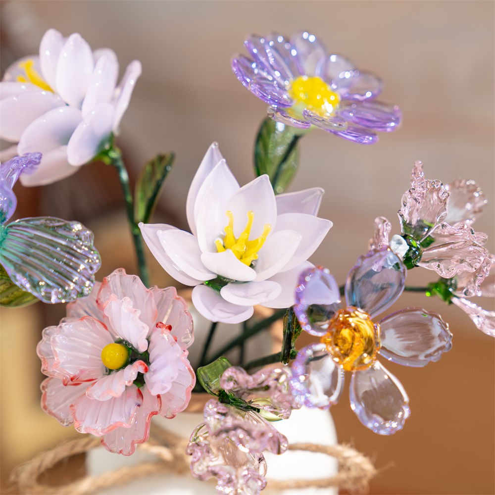 Custom Glass Birth Month Flower Jan to Dec Unique Mother's Day Gift For Mom or Grandma