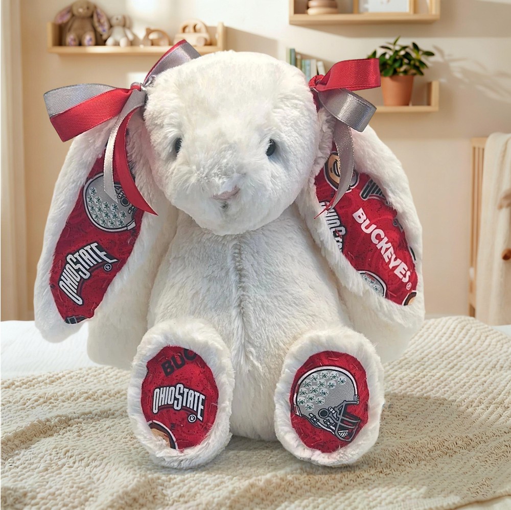 Ohio State University Custom Collegiate Bunny Perfect Gift for Students Grads