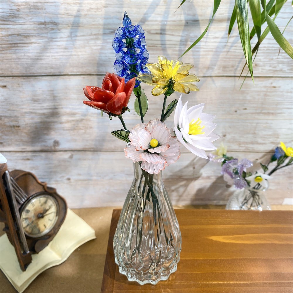 Custom Glass Birth Month Flower Unique Mother's Day Gift For Mom Grandma