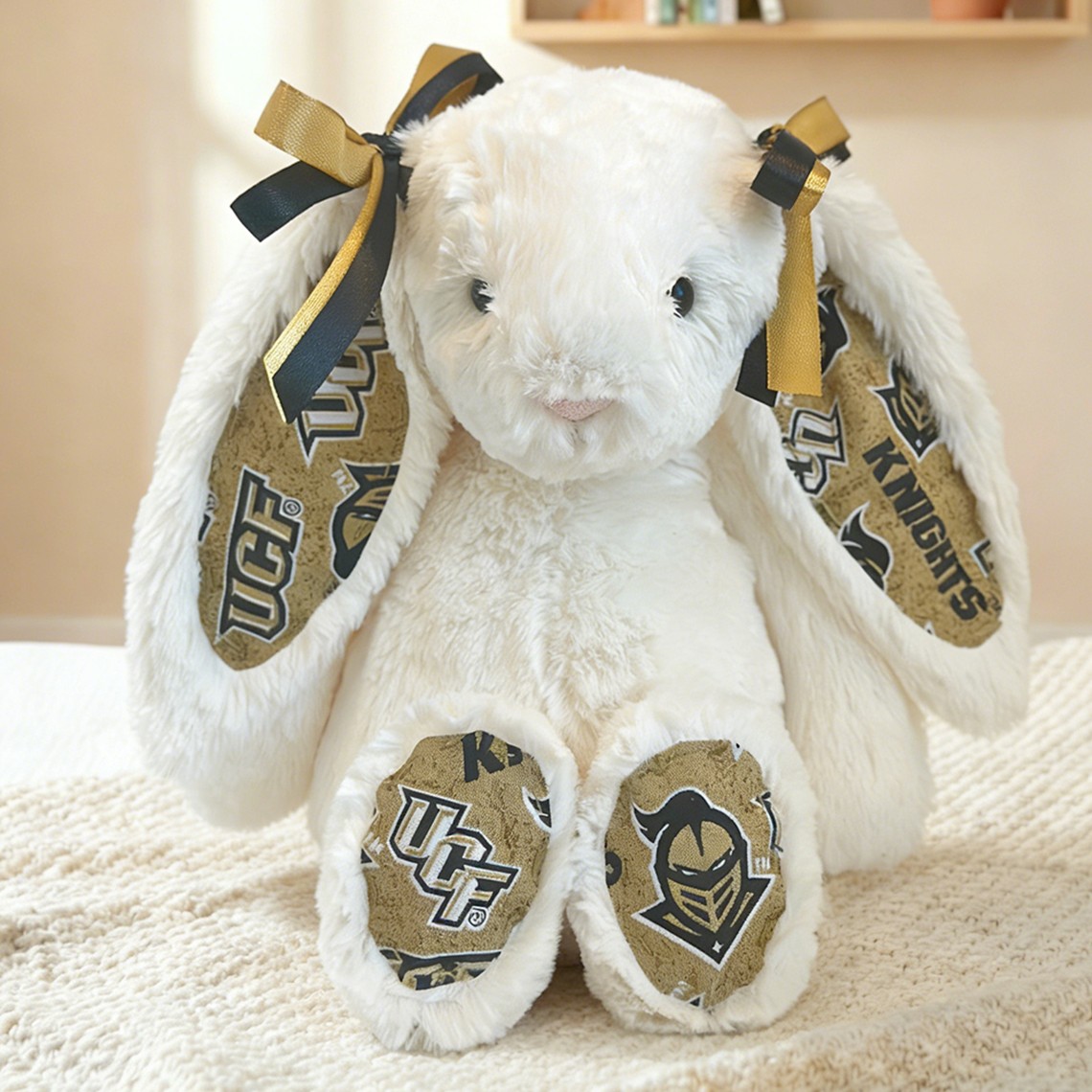University of Central Florida Custom Collegiate Bunny Perfect Gift for Students Grads