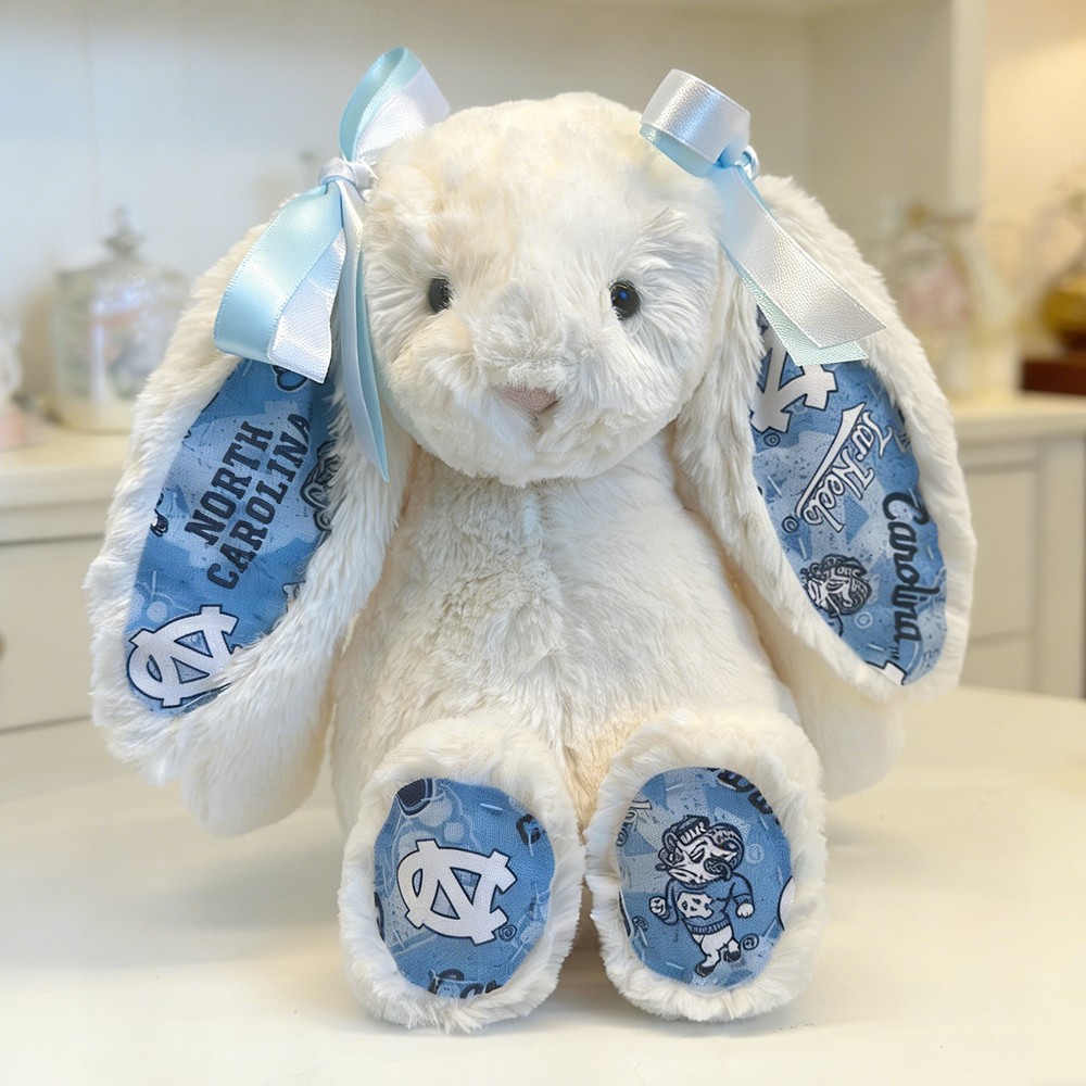 University of North Carolina (UNC) Custom Collegiate Bunny Perfect Gift for Students Grads