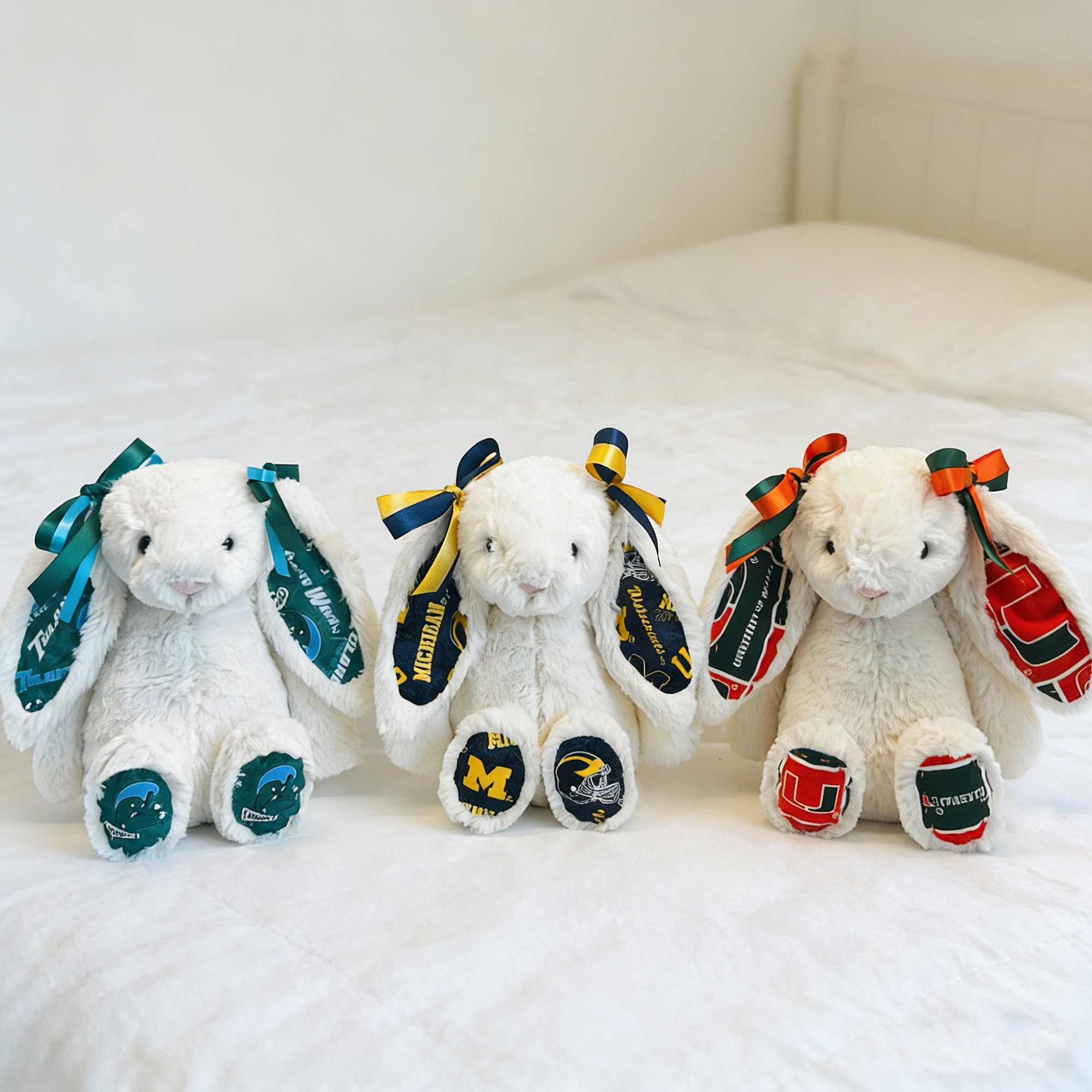 Custom Collegiate Bunny Perfect Graduation Gift for Students Alumni