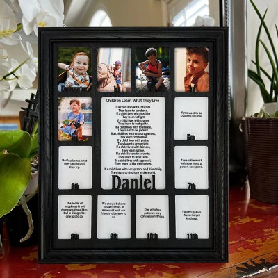 Personalized 3D K-12 School Years Photo Frame Display Back to School Gifts