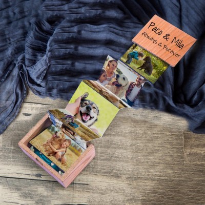 Personalized Pull Out Photo Box For Valentine's Day Birthday
