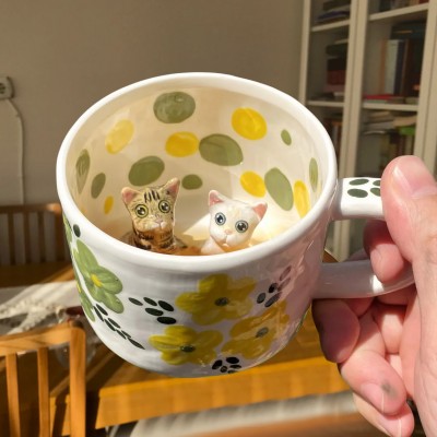 Custom Pet Figure Mug For Pet Lover Or Cat Owner Keepsake Gift