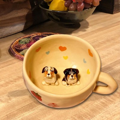 Custom Pet Figure Mug For Pet Lover Or Dog Owner Keepsake Gift