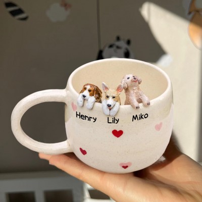 Custom Dog Figure Mug For Pet Lover Or Dog Owner Keepsake Gift