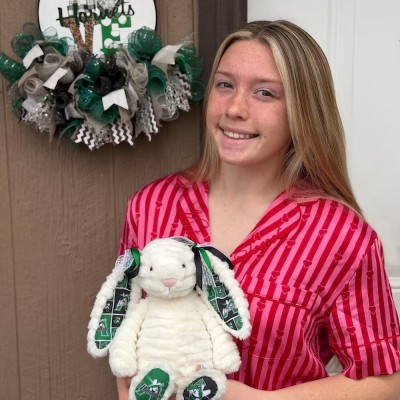 Custom School Spirit Bunny Perfect Gift for Students Grads