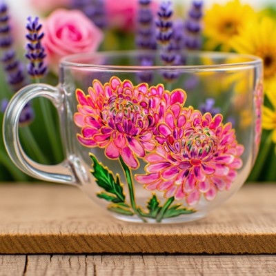 Personalized Birth Month Flower November Chrysanthemum Mug For Mom Grandma Gift