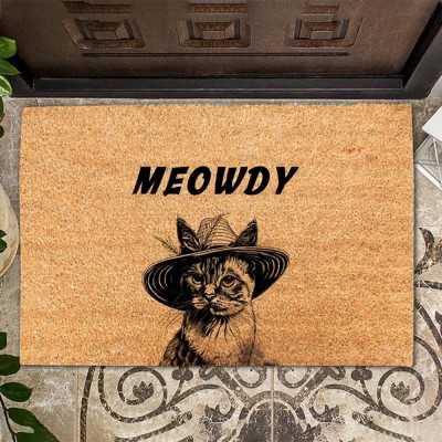 Personalized Dog Cat Pet Welcome Door Mat Housewarming New Home Gift