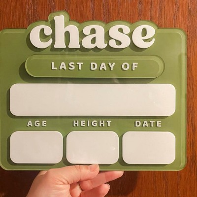 Custom Acrylic First And Last Day Interchangeable School Sign Back to School Photo Prop