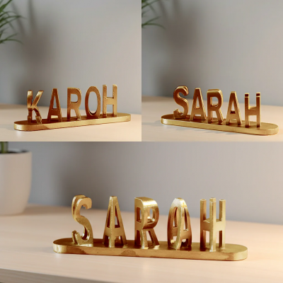 Dual Name Illusion Love 3D Printed as Valentine Sweet Gifts
