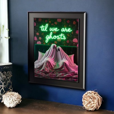 Til We Are Ghosts Halloween Gothic Vintage Home Decor Wall Art Poster