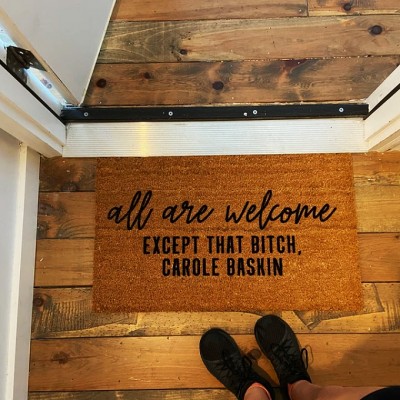 All Are Welcome Doormat Welcome Housewarming Gift
