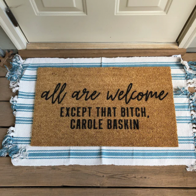 All Are Welcome Doormat Welcome Housewarming Gift