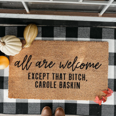 All Are Welcome Doormat Welcome Housewarming Gift