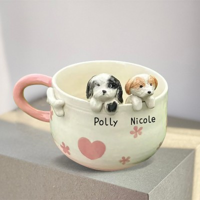 Custom Pet Figure Mug For Pet Lover Or Dog Owner Keepsake Gift