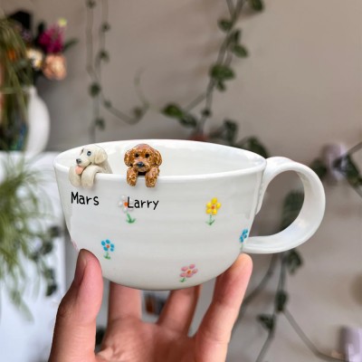 Custom Dog Figure Mug For Pet Lover Or Dog Owner Keepsake Gift