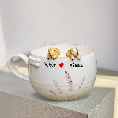 Custom Dog Figure Mug For Pet Lover Or Dog Owner Keepsake Gift