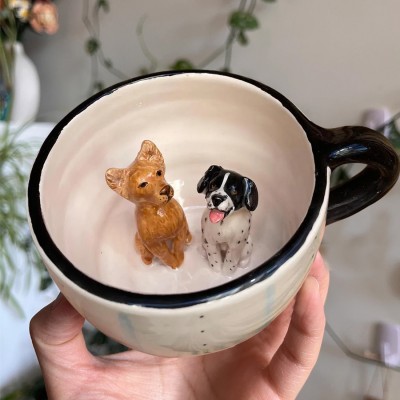 Custom Dog Figure Mug For Pet Lover Or Dog Owner Keepsake Gift