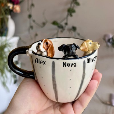Custom Pet Figure Mug For Pet Lover Or Dog Owner Keepsake Gift