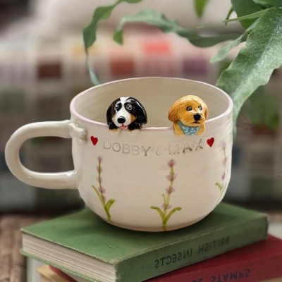 Custom Pet Figure Mug For Pet Lover Or Dog Owner Keepsake Gift