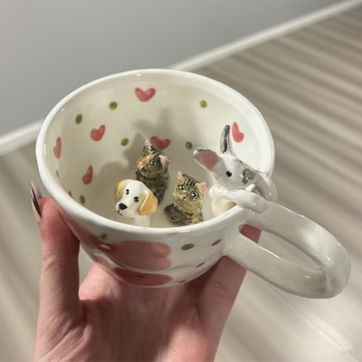 Custom Pet Figure Mug For Pet Lover Or Dog Cat Owner Keepsake Gift