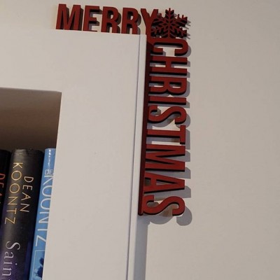 Merry Christmas Door Topper Holiday Home Decor