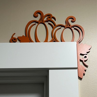 Thanksgiving Fall Pumpkin Door Corner Sign Home Decor