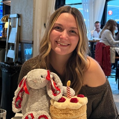 Custom Collegiate Bunny Perfect Graduation Gift for Students Alumni